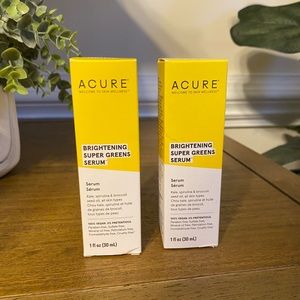 Acure Brightening Super Green Serum - NIB two pack